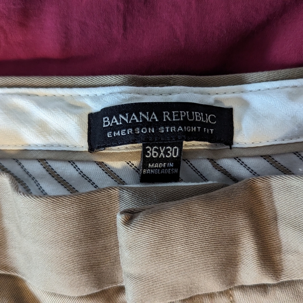 Banana Republic 36x30 Chinos